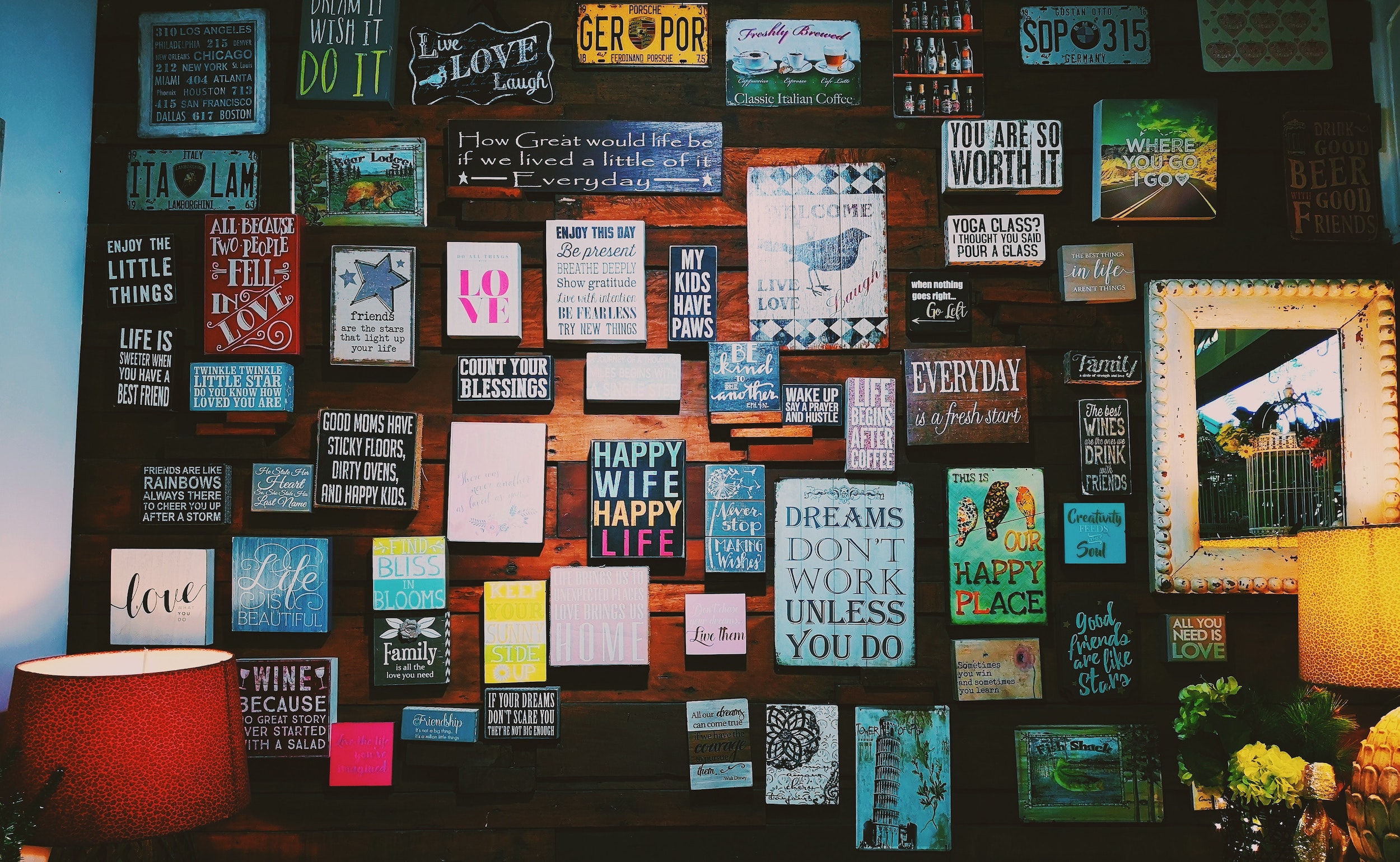 Create A Vision Board To Hang On The Wall